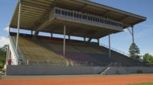 Track And Football Field And Bleachers, Southern Oregon University