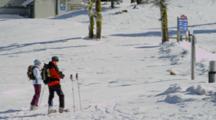 Skiers At Mt. Ashland