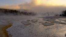 Morning Steam Near Firehole Lake Drive, Yellowstone