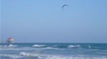 Kiteboarding At Huntington Beach Pier