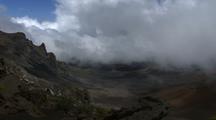 Haleakala National Park, Crater In Fog