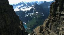 Aerial View Of Glacier National Park