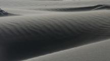 Wind Creates Ripples In Sand Dune
