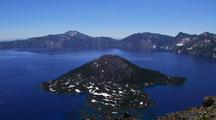 Crater Lake Stock Footage