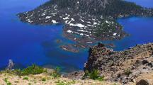 Crater Lake Scenic, Overlook Of Wizard Island