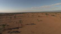 Aerial View Of Kenya Rift Valley, Farms, Settlements