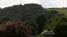 Panoramic Overlook Of Hotel Endsleigh Gardens And Sundial