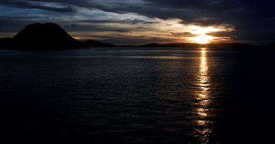 WS Tracking Sunset at Kalong Island,Komodo, Indonesia