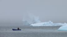 Photographing Iceberg From Canoe, Near Qikitarjuaq, Baffin Island