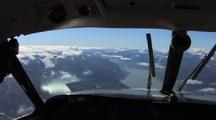 Flying Over Weasel River Valley, Penny Ice Cap And Glaciers, Auyuittuq National Park, Baffin Island