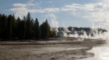 WY, Yellowstone National Park, Norris Geyser Basin, Porcelain Basin (Still Image Pan)