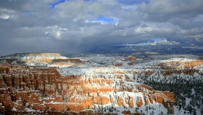 Bryce Canyon National Park after winter storm