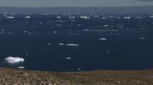 Antarctic Ocean View From Rocky Shore