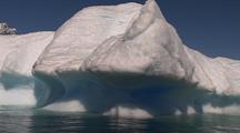 Quickly Moving Past Antarctic Iceberg 