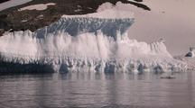 Travelling Past Antarctic Iceberg Scenic