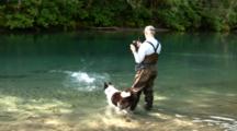 Fisherman And His Dog