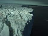 Aerial View Of Tongue Of Glacier