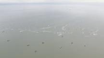 High Angle Zoom To Medium Shot Cineflex Aerial Of Bristol Bay Salmon Fishery Alaska Fishing Pebble Mine Potential Impacts