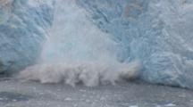 Glacier Calving Stock Footage