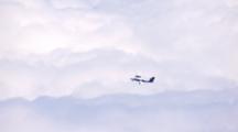 Dehavilland Twin Otter Plane Flies Near Denali Mt. Mckinley Air To Air Cineflex