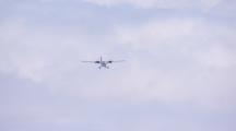 Dehavilland Twin Otter Plane Flies In Beautiful Clouds Near Denali Mt. Mckinley Air To Air Cineflex