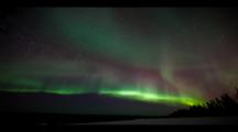 Alaska Timelapse: Very Strong Northern Lights (Aurora Borealis) With Greens And Reds