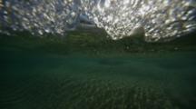 Underwater Ocean Waves At Double Island, Australia