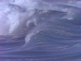 Large Breaking Wave, Oahu, Hawaii.