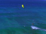 Aerial Kiteboard Stock Footage