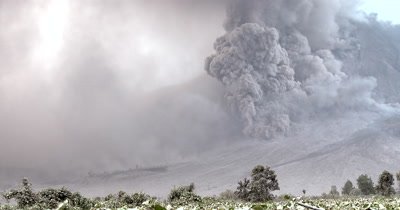 Massive Volcanic Eruption Ash Cloud