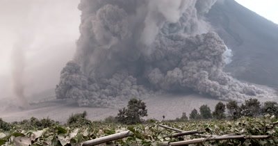 Amazing Pyroclastic Flow Volcanic Eruption Tornado Dust Devil