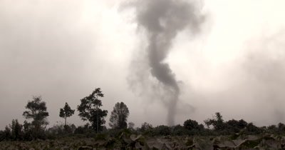 Volcano Dust Devil Whirlwind Tornado Vortex