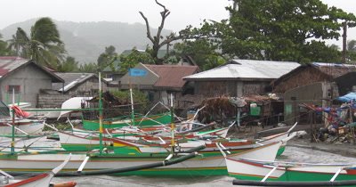 Fishing Boats Shelter In Harbor As Hurricane Nears