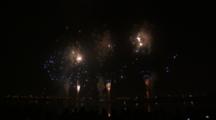 Fireworks In Night Sky