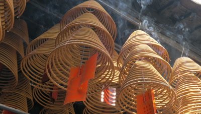 Incense Coils, Coloane, Macau, China