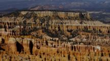 Red Rock Mesa With Ledges Of Cut Stone Spires, Utah.