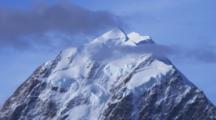 Close Up Of The Summit Of Aoraki, Mount Cook