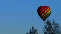 Hot Air Balloon Stock Footage