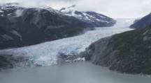 Aerial Views Twin Lakes Glacier,  Juneau,  Alaska, Usa