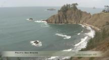 Edited Compilation Of Rugged Coast Of Northern Pacific, California And Oregon