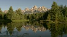 Edited Compilation Of Mountains Reflected On Lakes, Grand Teton National Park