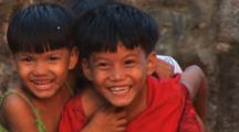 Camera-Shy Burmese Children