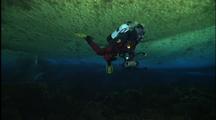 Antarctica Underwater Exploration Stock Footage