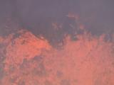 Lava Splattering, Dripping Down Sides Of Crater, Camera Juddering & Vibrating 