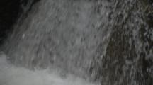Waterfall In Jungle, Rainforest At Mount Kinabalu