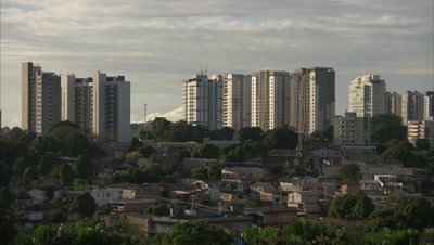 Overlook Panorama of City of Manaus, Brazill