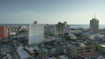 Overlook Panoramic View of Manaus, Brazil