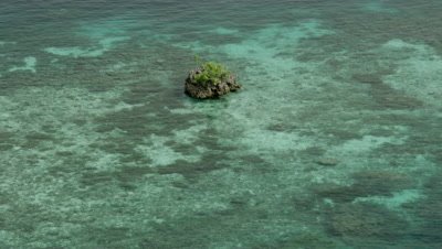 Limestone atoll landscape of Wayag and surrounding small islands