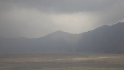 Time lapse of Volcanoes spewing volcanic ash at Bromo Tengger Semeru National Park