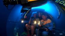 Ocean Submersible Stock Footage